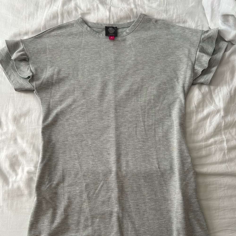 Vince Camuto Light Gray t shirt dress